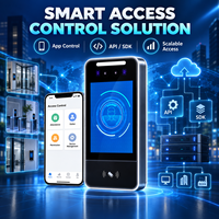 Contrôle d'accès biométrique par reconnaissance faciale, empreinte digitale, RFID et code PIN avec API SDK pour les fabricants de systèmes d'entrée de bâtiments commerciaux