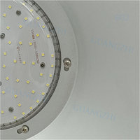 Lampe de chantier à LED solaire B02Series, chapeau de pêcheur, éclairage intérieur, surface lisse, motif en écailles de poisson, réflecteur en aluminium, IP54, télécommande