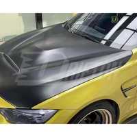 Pour BMW M3 M4 F80 F82 F83 2014-2020 Capot en fibre de carbone de style GTS