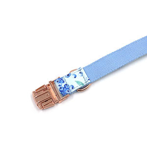 <span class=keywords><strong>Collar</strong></span> de perro con patrón de arándanos de lujo para cachorro, diseño de hebilla de Metal ajustable con Material de nailon impreso, fabricante Bumopet - Product Image 4