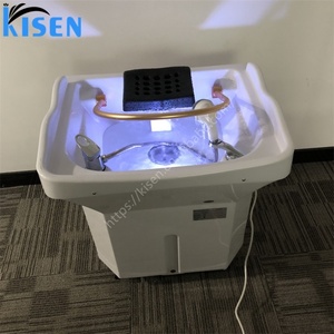 Kisen Bowl Spa con Tuberías para Lavado de Cabello, Masaje Capilar, Terapia de Agua, Champú, Belleza Facial, Circulación de Agua con Vaporizador, en Stock - Product Image 6