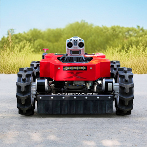 Tondeuse à gazon robot automotrice prix usine petite tondeuse à gazon sur chenilles télécommandée tondeuse à batterie portable sans fil - Product Image 4