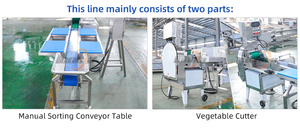 Línea <span class=keywords><strong>de</strong></span> Corte <span class=keywords><strong>de</strong></span> Cebolla Verde con Velocidad Ajustable, Línea <span class=keywords><strong>de</strong></span> Corte <span class=keywords><strong>de</strong></span> Vegetales <span class=keywords><strong>de</strong></span> Hoja, Máquina Cortadora <span class=keywords><strong>de</strong></span> Cebollino, <span class=keywords><strong>Ajos</strong></span>, Brotes y Perejil - Product Image 2