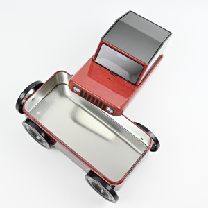 نموذج سيارة كهربائية إبداعية للأطفال صندوق حديد نمذجة صندوق رصاص صفيح حديد هدية عيد ميلاد للأطفال - Product Image 4