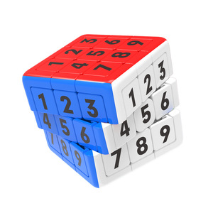 Yuxin Sudoku Puzzle Rubik's Cube 3x3 et 2x2, jouet magnétique lisse pour enfants de 8 à 13 ans, jeu éducatif mathématique - Product Image 1
