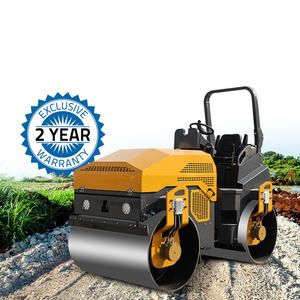 Apisonadora de Motor Diésel de Compactación Estática de Bajo Consumo Energético, Control Remoto, Usada en Japón, Rodillos Doble Eje - Product Image 1