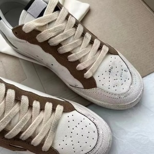 Baskets en cuir véritable blanc, antidérapantes et confortables, style décontracté, chaussures de créateur - Product Image 6