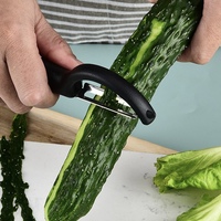 Handmatige multifunctionele roestvrijstalen PP vaatwasserbestendige schilmes, fruit- en groentesnijder, aardappelschiller, pompoenschiller, gereedschap