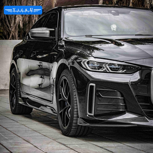 Kit Carrozzeria YICKU SQ Style in Fibra di Carbonio Secca per <span class=keywords><strong>BMW</strong></span> <span class=keywords><strong>I4</strong></span> 2022+ - Upgrade Labbro Anteriore, Minigonne Laterali, Spoiler, Diffusore Posteriore - Product Image 6