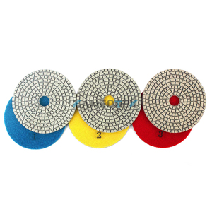 Kaneotek แผ่นขัดเพชรแบบเปียกสำหรับขัดหินอ่อนและคอนกรีตขนาด4นิ้ว<span class=keywords><strong>3</strong></span>ขั้น - Product Image 4