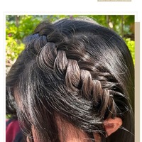 Fishbone perruque bandeau bandeau fait à la main accessoires de cheveux antidérapants cheveux tressés couvre-chef pour femmes et filles