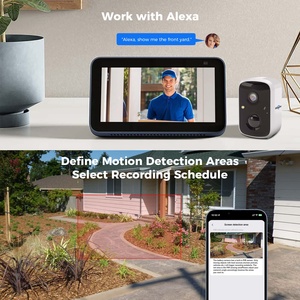 Caméra solaire sans fil WiFi <span class=keywords><strong>Hiseeu</strong></span> 4MP pour extérieur, étanche IP65, détection d'intrusion par IA, faible consommation d'énergie, caméra de surveillance domestique - Product Image 3