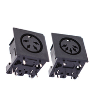 DIN-D503/DIN-D403 PS2 Socket Circulaire Din Jack Connecteur 4/5 Broches Contact Cores MDC-Series Femelle Mini Din Socket Jack