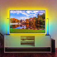 USB complet certifié pour éclairage d'ambiance LED, application intelligente, capteur sonore, lumière rythmique de fond, télécommande