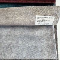 Hometextile reliant le tissu d'ouatine collé de velours de Hollande brûlé imprimé de luxe pour la bâche de canapé