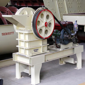 Kleiner Diesel Backen brecher Zum Verkauf, Kies Stein Stein Zerkleinerung ausrüstung, tragbare Backen brecher Maschine Preisliste - Product Image 1