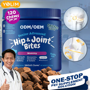 Friandises articulaires pour chiens approuvées par la FDA, améliorent la mobilité des chiens, haute teneur en glucosamine, suppléments vitaminiques à mâcher pour les articulations des chiens - Product Image 1