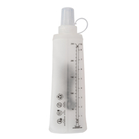 Gourde souple pliable en TPU pour le camping, la randonnée et la course à pied, accessoire de voyage pour activités de plein air