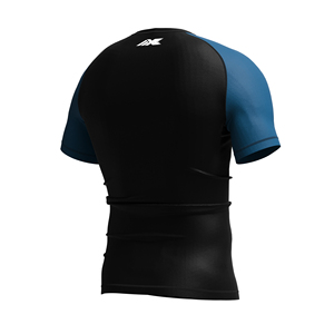 Camiseta Profesional de Manga Corta para <span class=keywords><strong>Jiu</strong></span> <span class=keywords><strong>Jitsu</strong></span> Brasileño, Diseño Elegante en Dos Tonos, Elástica, Transpirable, con Logotipo Frontal, para Entrenamiento de MMA - Product Image 6