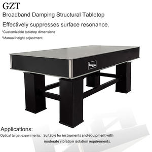 Manuell Einstellbare Starre Vibrationsfreie Plattform Außergewöhnliche Steifigkeit Stabilität Vibrationsdämpfung Optischer Tisch für Laserlabor - Product Image 3
