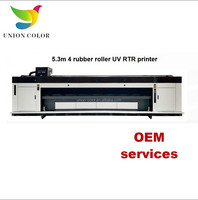 Impresora UC Allwin Promotions Konica 512i HS1000, Cabezal de Impresión de 3.2m, Impresora Flexible de 5 Metros, Máquina de Publicidad del Fabricante