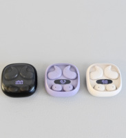 Écouteurs intra-auriculaires TWS portables format poche, idéaux pour les voyages, compatibles V6.0, avec miroir de maquillage, 2 paires en 1 lot
