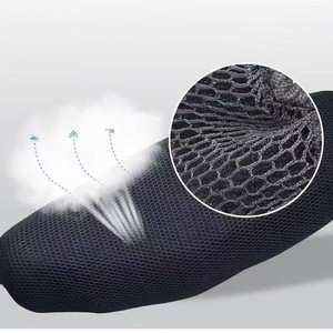 Housse <span class=keywords><strong>de</strong></span> siège <span class=keywords><strong>de</strong></span> <span class=keywords><strong>moto</strong></span> électrique en maille grande maille, isolante thermiquement, respirante, imperméable, protection solaire, toutes saisons - Product Image 6