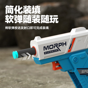 Giocattoli in Plastica Morbida, Pistola BB PUBG, Pistola Giocattolo Pieghevole con Ruota, Proiettili Morbidi, Mini Modello Goblin, Regalo per Ragazzi 7-14 Anni - Product Image 2