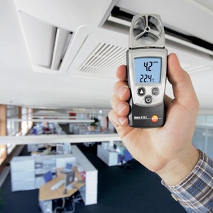 Anémomètre portatif de haute précision, modèle allemand Testo410-1, instrument de mesure de la vitesse du vent IP67 -20~+60 Air - Product Image 2