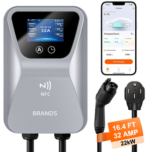 <span class=keywords><strong>Cargador</strong></span> de Vehículos Eléctricos Inteligente/Doméstico de 22 kW CA/CC, Tipo 1, Wallbox, OCPP 1.6, RFID, Estación de Carga Comercial para Vehículos Eléctricos, Trifásico, 32 A - Product Image 1