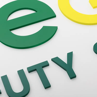 Lettres en PVC peintes sur mesure de haute qualité pour logo intérieur, lettres en acrylique, lettres en PVC