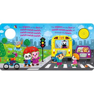 Libro de canciones Wheels on the Bus, libro musical con 1 botón para niños pequeños y bebés |   Libro de Sonidos para Cantar Juntos - Product Image 4