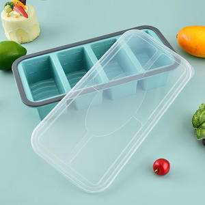 Bac <span class=keywords><strong>de</strong></span> congélation en silicone 2-3 tasses, idéal pour conserver la lasagne, les restes, les sauces, les portions pré-cuittes - Product Image 4