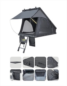 เต็นท์หลังคา<span class=keywords><strong>รถ</strong></span>ยนต์น้ำหนักเบา <span class=keywords><strong>ราคา</strong></span>โรงงาน เต็นท์แคมป์ปิ้งบนหลังคารถยนต์ โครงอะลูมิเนียม เต็นท์หลังคาแข็งแบบป๊อปอัพสำหรับ<span class=keywords><strong>รถ</strong></span>ยนต์ - Product Image 4