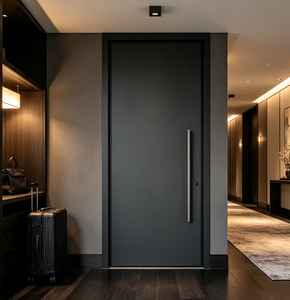 Qifan minimalist Steel Security Door Interior Side Opening Finished Surface Sound Insulation Office Building Use - Product Image 4