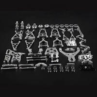 Kit de pièces de rechange améliorées, pièces en métal CNC entièrement en aluminium pour voiture RC Rofun Rovan BAHA 1/5, buggy 855401 855402