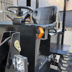 จัดส่งฟรี รถตักไฟฟ้าขนาดเล็ก 750 กก. ถังขนาด 0.2 คิว แบตเตอรี่ ขับเคลื่อน 4 ล้อ ได้รับการรับรองมาตรฐาน CE เสียงเบา เหมาะสำหรับงานฟาร์ม สวน และก่อสร้าง - Product Image 5