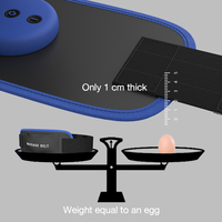 Benutzer definierte abs Stimulator Silikon gürtel Männer Bauch Taille Trainer ems Massage Schlankheit gürtel Vibrator