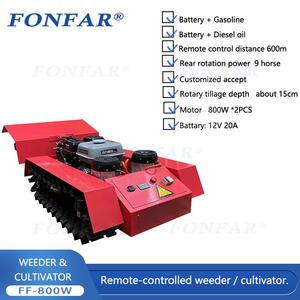 Tondeuse à gazon automatique multifonctionnelle à essence avec télécommande, robot désherbeur/télécommande <span class=keywords><strong>scarificateur</strong></span> pour labourage - Product Image 2