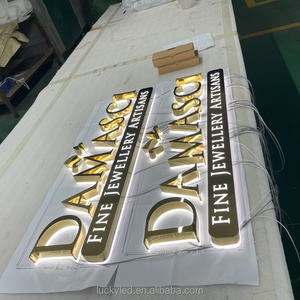 Luxuriöses 3D-Logo Outdoor LED-Buchstabenschild LED-Hintergrundbeleuchtetes Markenzeichen Maßgefertigte Metall-Kanalbuchstaben für Firmen- und Ladendekoration - Product Image 3