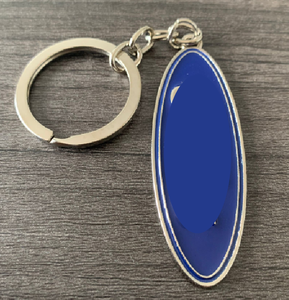 พวงกุญแจคาราบิเนอร์สำหรับรถยนต์พวงกุญแจโลหะสังกะสีเคลือบหลากสีสำหรับส่งเสริมการขายโลโก้ - Product Image 2