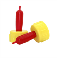 Tétine d'alimentation en silicone longue durée pour moutons et chèvres, non toxique, sans goût, 1000 pièces/sac