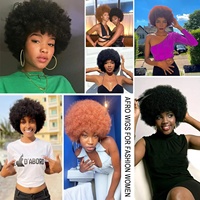 Perruques courtes coupe pixie en cheveux humains, perruques afro en dentelle frontale, vente en gros, perruques brésiliennes brutes pas chères, sans colle, pour femmes noires