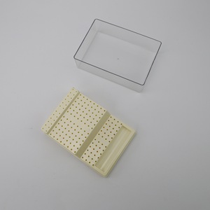 Caja para fresas dentales LK-1402, estuche de esterilización cuadrado de 75 orificios para instrumentos dentales - Product Image 3