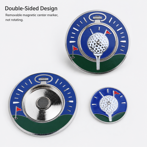 Marcador Magnético de Pelotas de Golf OEM con Forma Personalizada, Diseño de Doble Cara y Marcador Removible de 25 mm para Eventos de Golf - Product Image 3