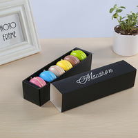 Fabricant de boîtes en papier rose de conception personnalisée en gros boîtes à macarons pour aliments sucrés boîtes à macarons pour emballage