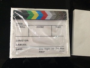 Tableau magnétique en acrylique pour réalisateur de cinéma, tableau noir avec gomme, tableau de claquement pour réalisateur, ardoise pour les fans de cinéma - Product Image 6