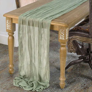 Camino de Mesa Decorativo de Tela de Queso Tejida Moderna de Lujo en Negro y Dorado para el Hogar y Hoteles, Bodas, Fiestas de Pascua - Product Image 3