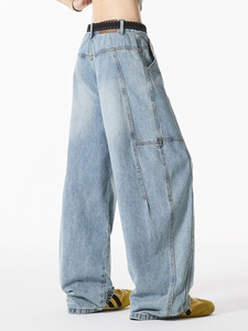 Jean slim en denim pour homme avec poches Kourbash et détail à rabat, coupe ajustée, vente en gros - Product Image 3