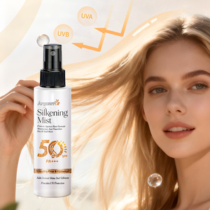 ARGANRRO fabbrica Custom Private Label leggero setante nebulizzazione capelli <span class=keywords><strong>Spray</strong></span> <span class=keywords><strong>protezione</strong></span> termica <span class=keywords><strong>50</strong></span> SPF - Product Image 1